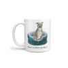 Home is where my dog is American Staffordshire terrier grey dog mug (Illustrated collection) 1 Home is where my dog is American Staffordshire terrier grey handle left White
