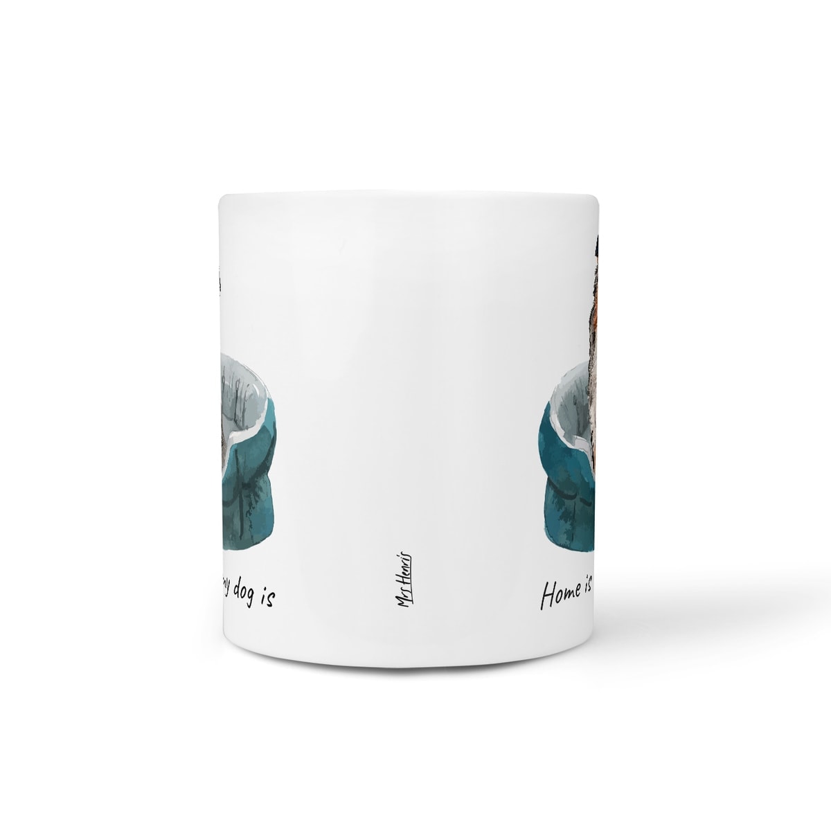 Home is where my dog is Australian Shepherd dog mug (Illustrated collection) 10 Home is where my dog is Australian Shepherd dog mug (Illustrated collection) - Image 8
