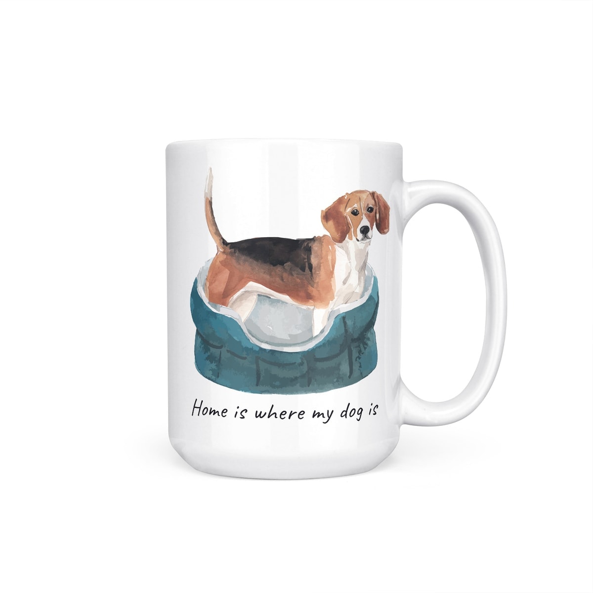 Home is where my dog is Beagle dog mug (Illustrated collection) 11 Home is where my dog is Beagle dog mug (Illustrated collection) - Image 9