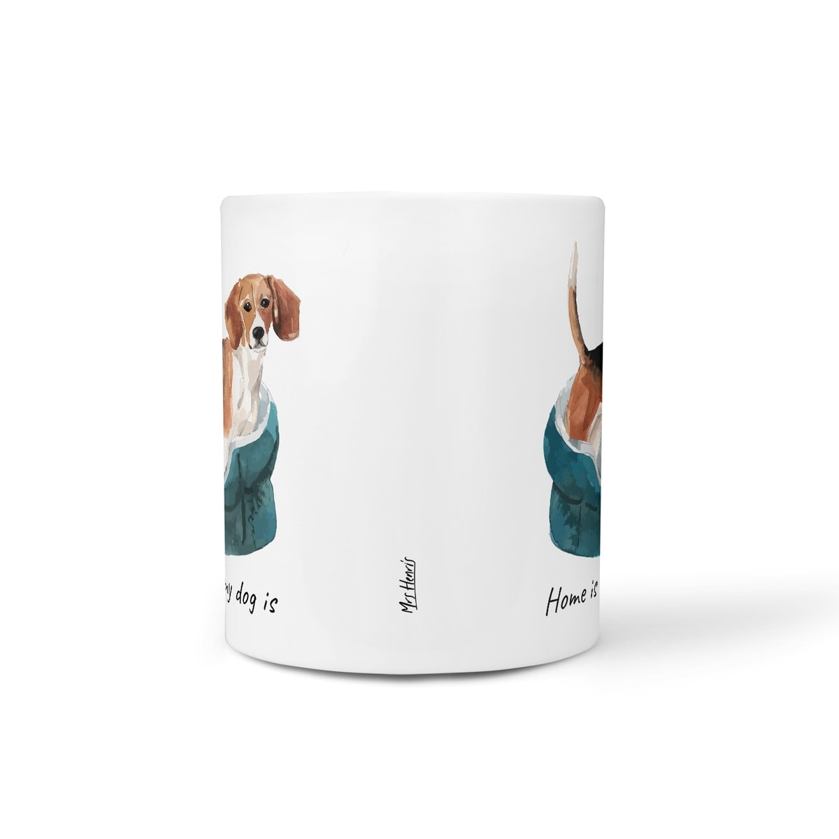 Home is where my dog is Beagle dog mug (Illustrated collection) 10 Home is where my dog is Beagle dog mug (Illustrated collection) - Image 8