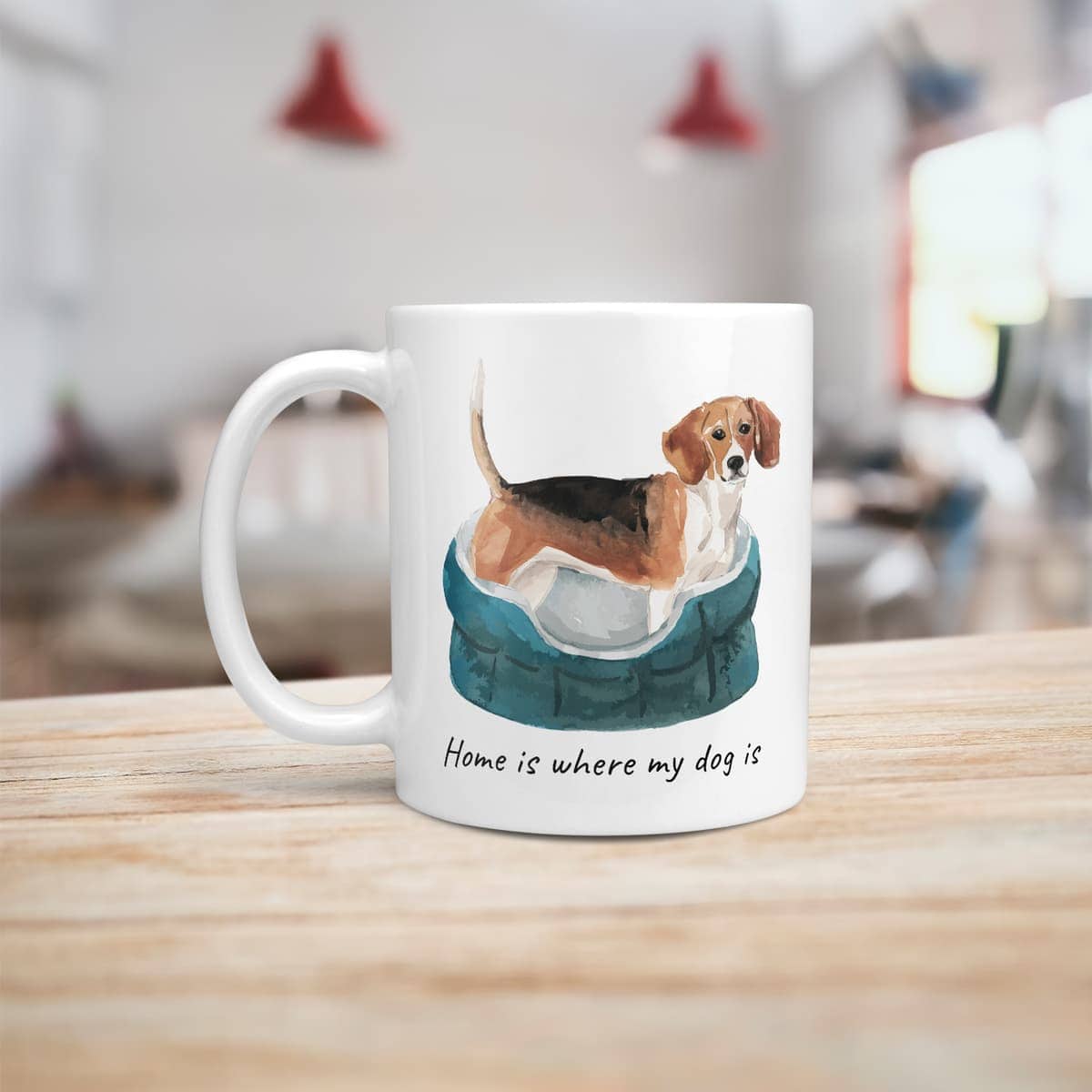 Home is where my dog is Beagle dog mug (Illustrated collection) 8 Home is where my dog is Beagle dog mug (Illustrated collection) - Image 6