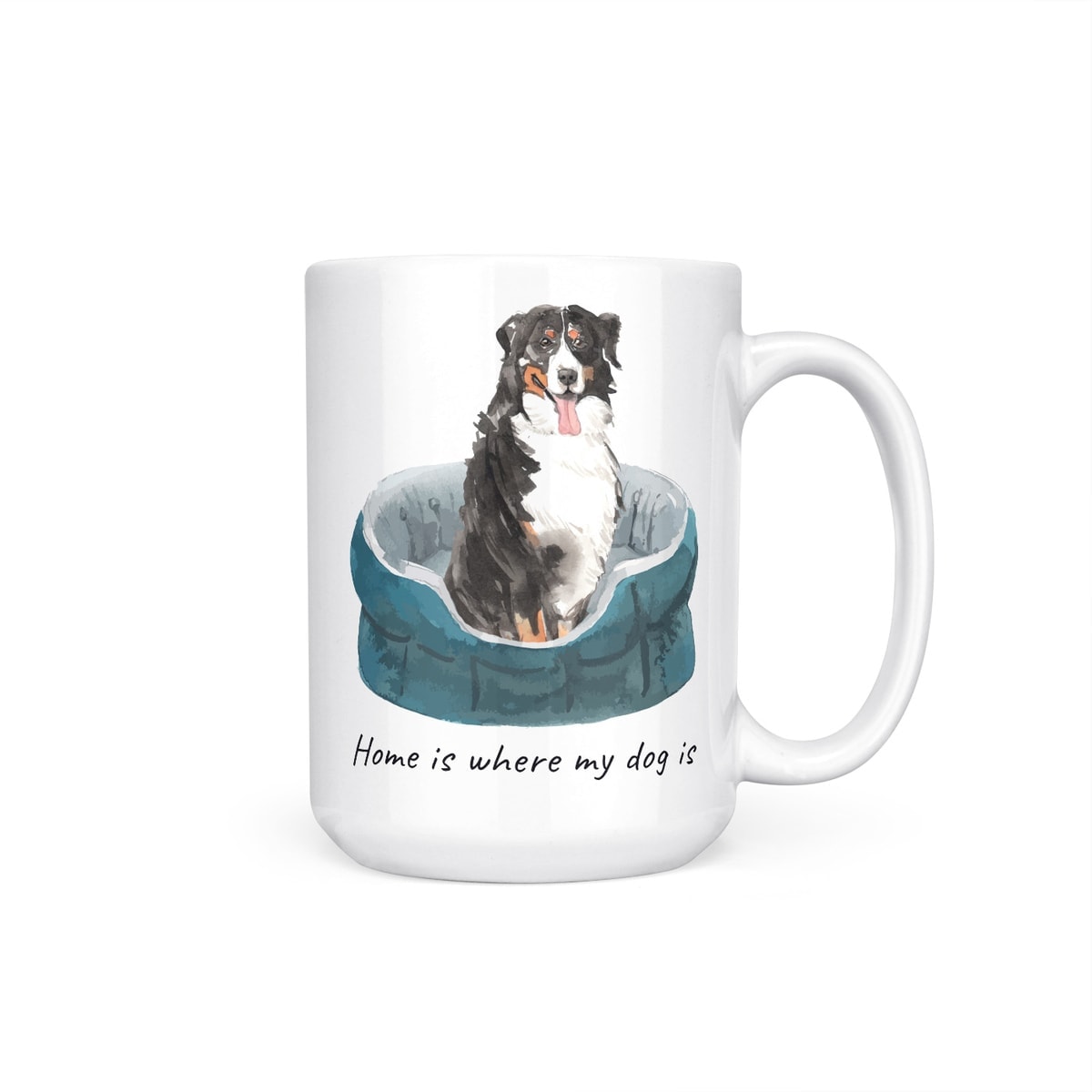 Home is where my dog is Bernese Mountain Dog dog mug (Illustrated collection) 10 Home is where my dog is Bernese Mountain Dog dog mug (Illustrated collection) - Image 9