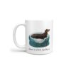 Home is where my dog is Black & Tan Dachshund dog mug (Illustrated collection) 1 Home is where my dog is Black Tan Dachshund handle left White
