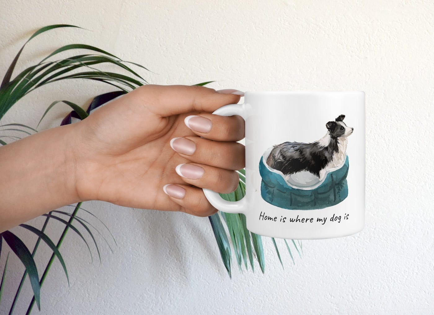Home is where my dog is Border Collie dog mug (Illustrated collection) 9 Home is where my dog is Border Collie dog mug (Illustrated collection) - Image 7