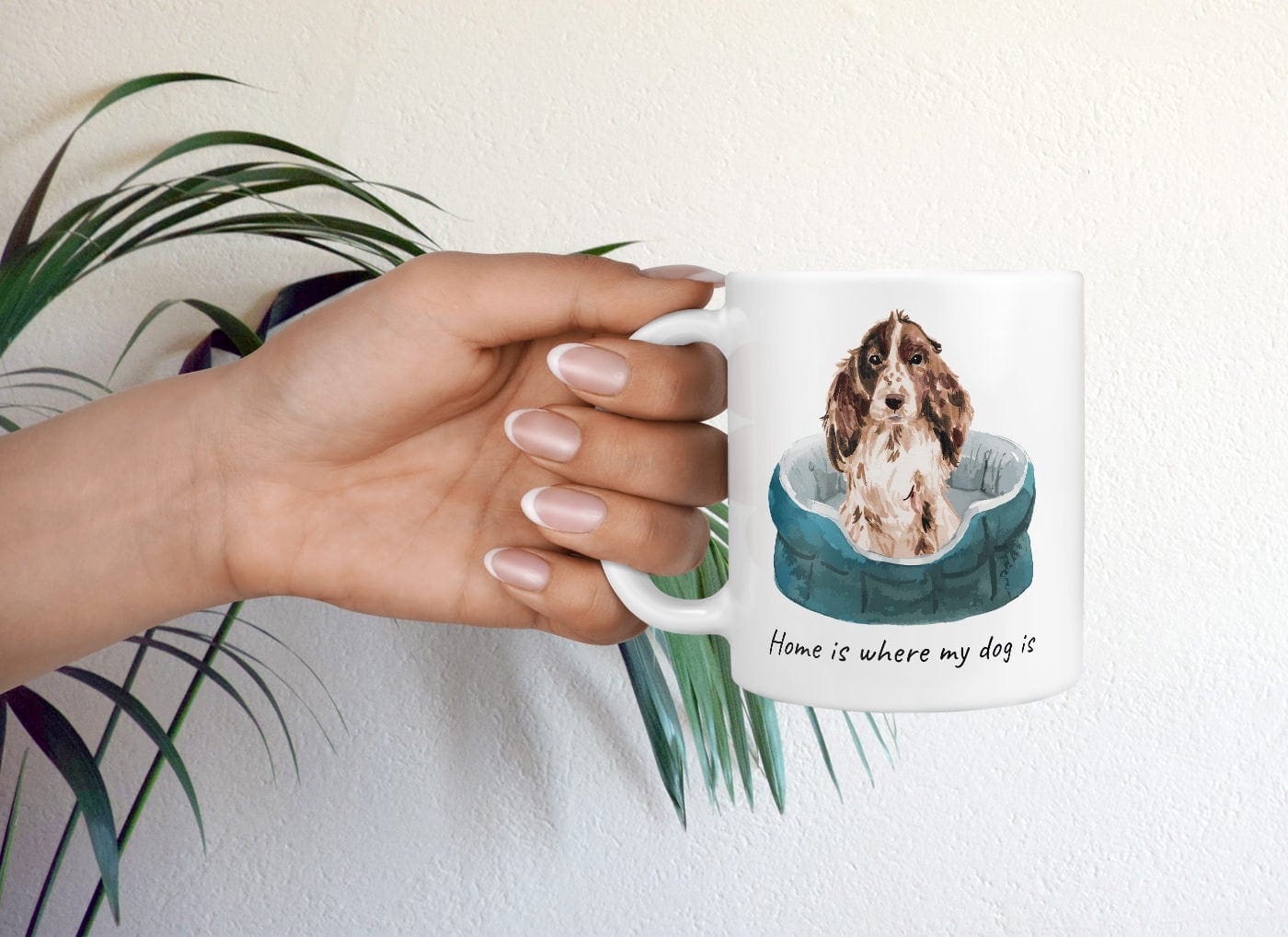 Home is where my dog is Brown Cocker Spaniel dog mug (Illustrated collection) 9 Home is where my dog is Brown Cocker Spaniel dog mug (Illustrated collection) - Image 7