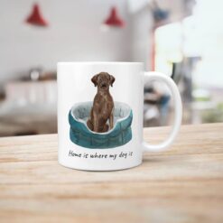 Home is where my dog is Brown Labrador retriever handle right kitchen