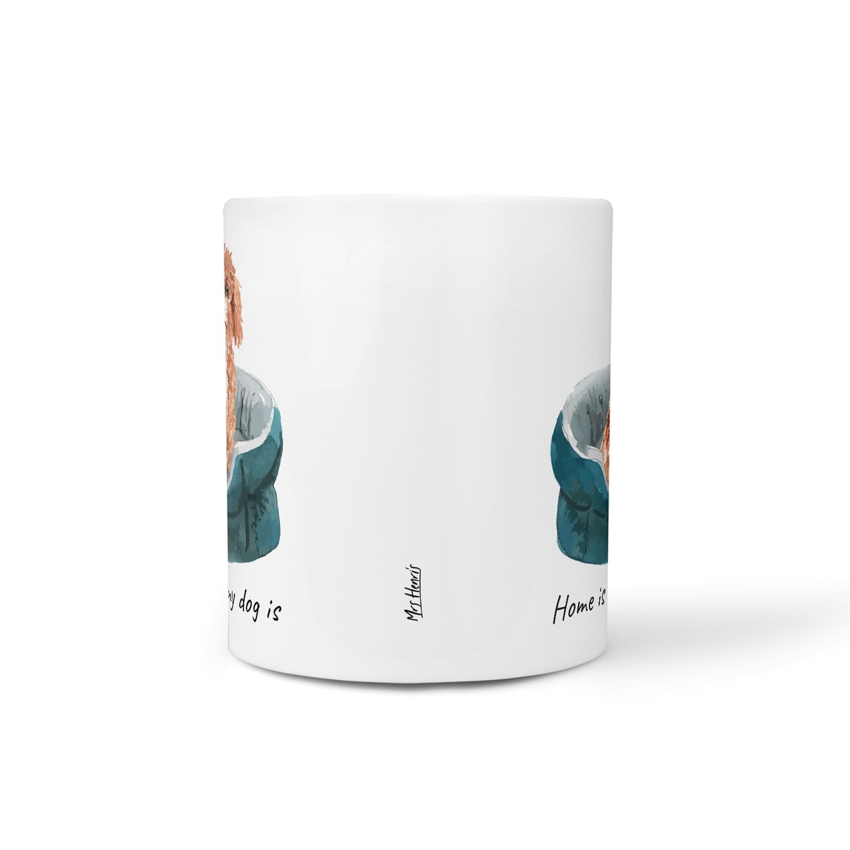 Home is where my dog is Cavapoo dog mug (Illustrated collection) 10 Home is where my dog is Cavapoo dog mug (Illustrated collection) - Image 8
