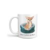 Home is where my dog is Chihuahua dog mug (Illustrated collection) 1 Home is where my dog is Chihuahua handle left White