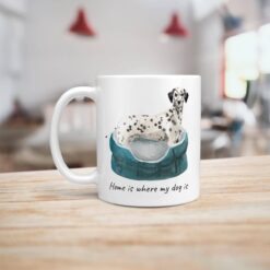 Home is where my dog is Dalmatian handle left kitchen