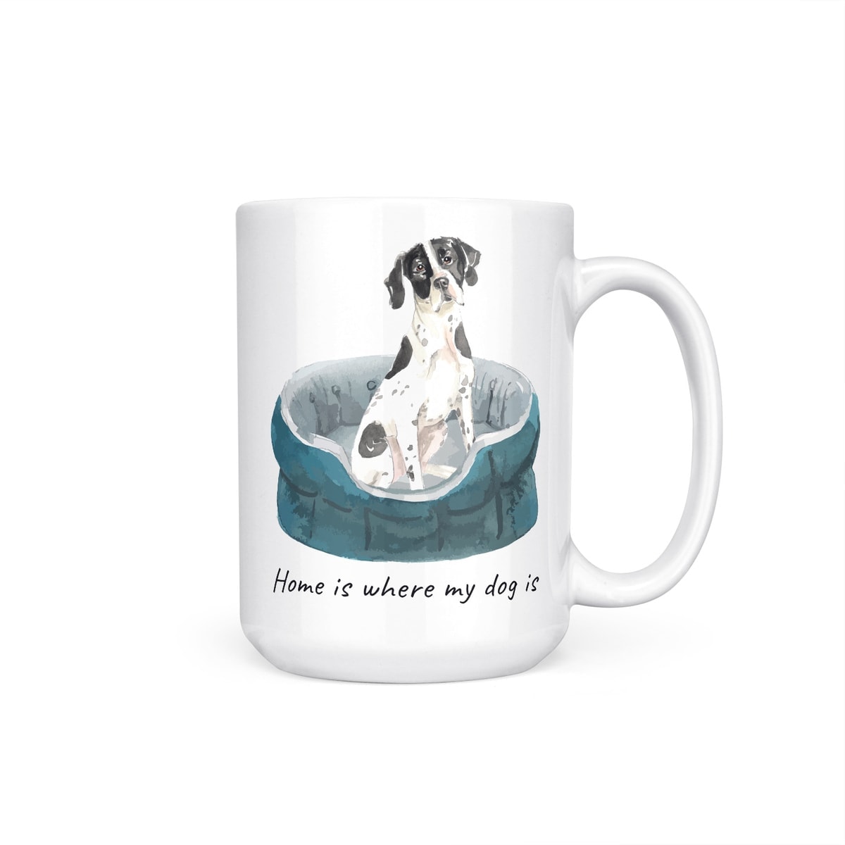 Home is where my dog is English Pointer dog mug (Illustrated collection) 11 Home is where my dog is English Pointer dog mug (Illustrated collection) - Image 9