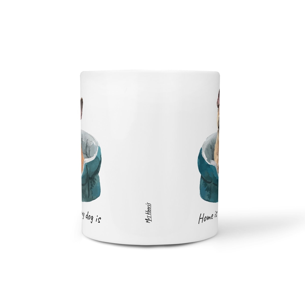 Home is where my dog is French Bulldog dog mug (Illustrated collection) 10 Home is where my dog is French Bulldog dog mug (Illustrated collection) - Image 8