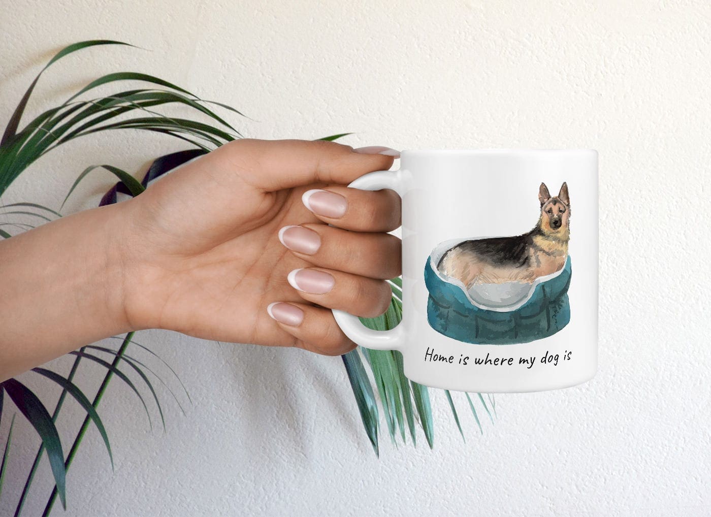 Home is where my dog is German Shepherd dog mug (Illustrated collection) 9 Home is where my dog is German Shepherd dog mug (Illustrated collection) - Image 7