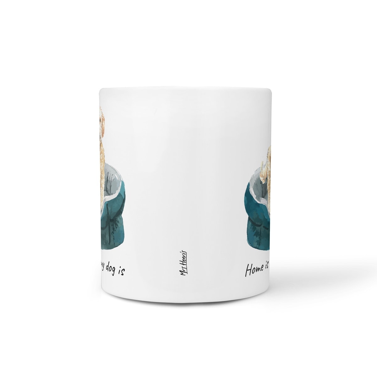 Home is where my dog is Golden Doodle dog mug (Illustrated collection) 10 Home is where my dog is Golden Doodle dog mug (Illustrated collection) - Image 8