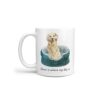 Home is where my dog is Golden Retriever handle left White