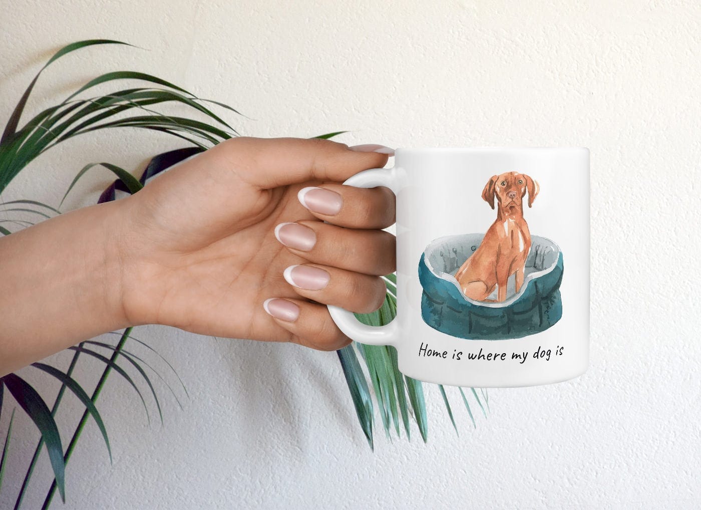 Home is where my dog is Hungarian Vizsla dog mug (Illustrated collection) 9 Home is where my dog is Hungarian Vizsla dog mug (Illustrated collection) - Image 7