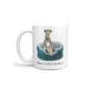 Home is where my dog is Irish Wolf Hound dog mug (Illustrated collection) 1 Home is where my dog is Irish Wolf Hound handle left White