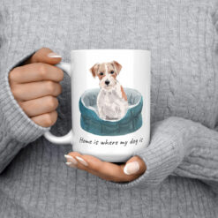 Home is where my dog is Jack Russel 15oz jumper front