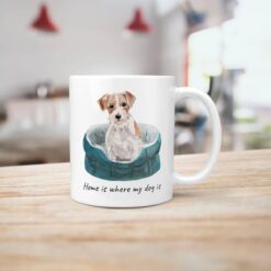 Home is where my dog is Jack Russel handle right kitchen
