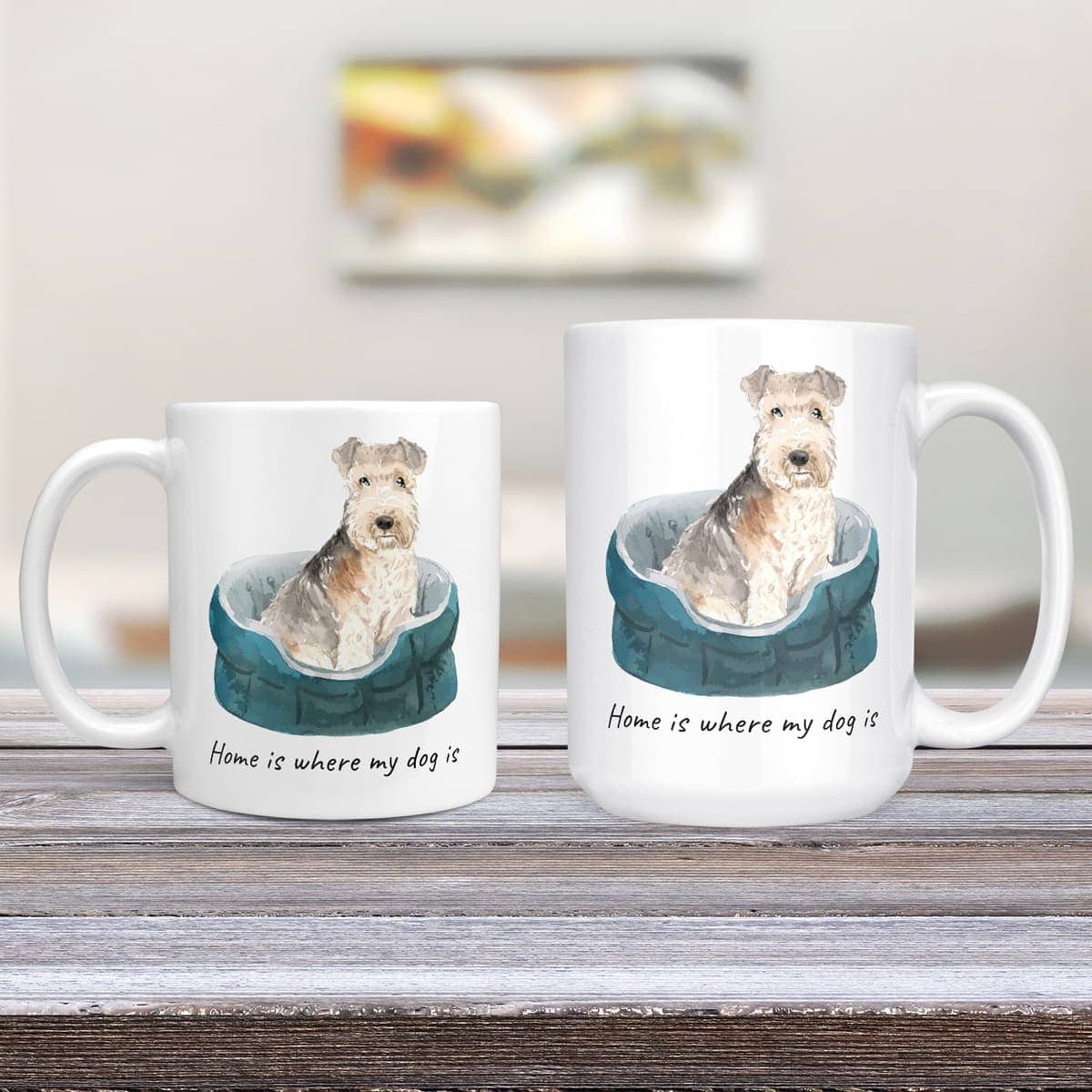 Home is where my dog is Lakeland Terrier dog mug (Illustrated collection) 5 Home is where my dog is Lakeland Terrier dog mug (Illustrated collection) - Image 3