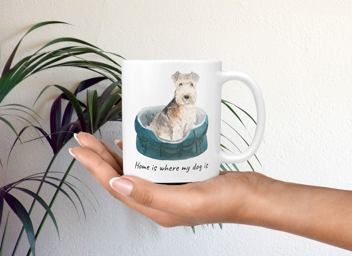 Home is where my dog is Lakeland Terrier dog mug (Illustrated collection) 4 Home is where my dog is Lakeland Terrier dog mug (Illustrated collection) - Image 2