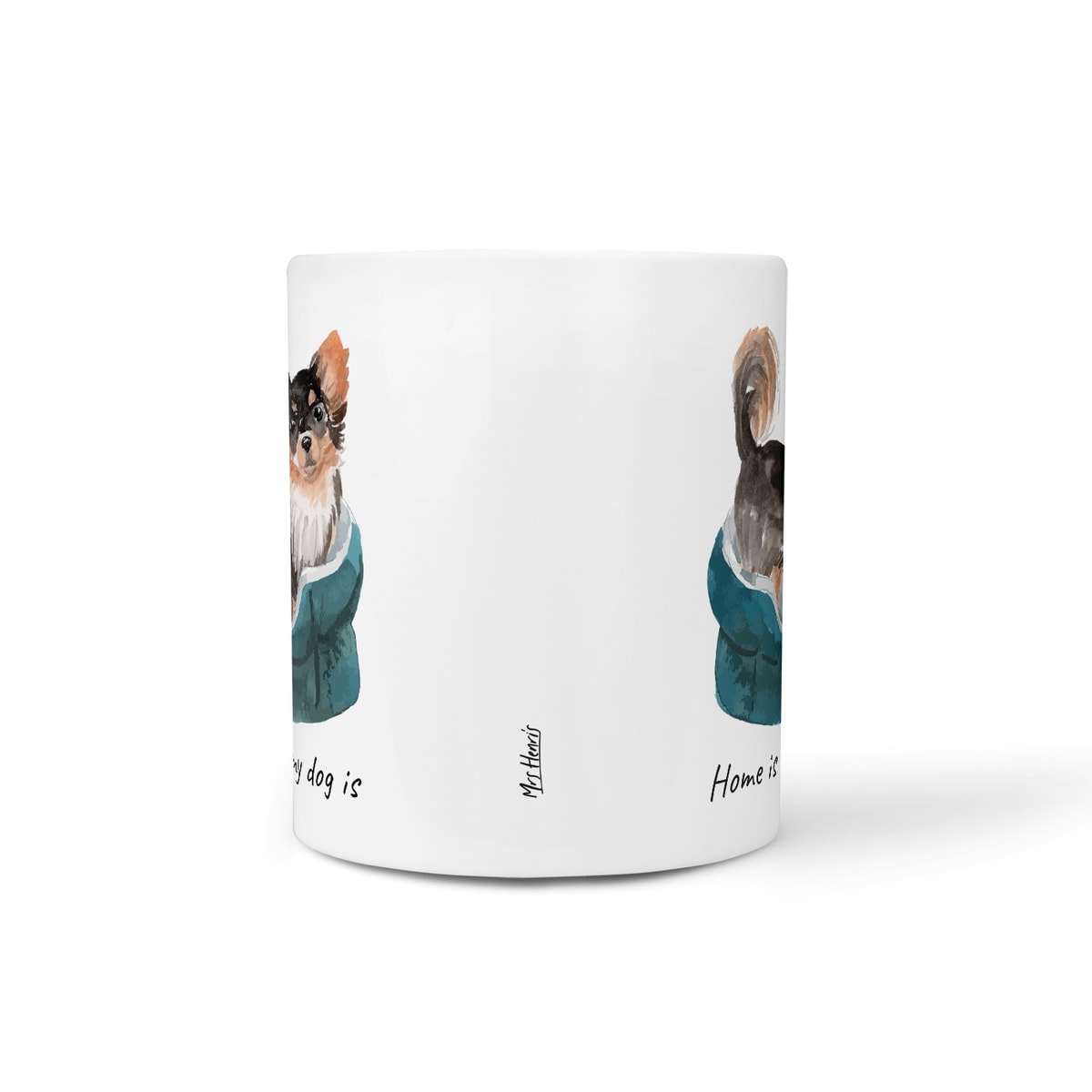 Home is where my dog is Long Haired Chihuahua dog mug (Illustrated collection) 10 Home is where my dog is Long Haired Chihuahua dog mug (Illustrated collection) - Image 8