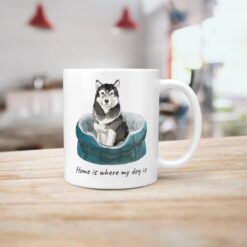 Home is where my dog is Malamute handle right kitchen