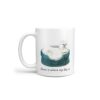 Home is where my dog is Maltese dog mug (Illustrated collection) 1 Home is where my dog is Maltese handle left White