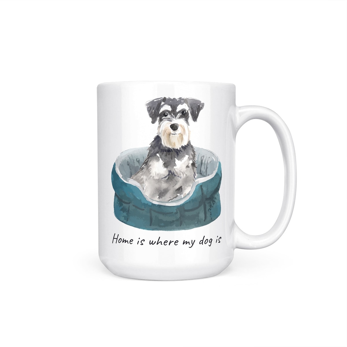 Home is where my dog is Miniature Schnauzer dog mug (Illustrated collection) 11 Home is where my dog is Miniature Schnauzer dog mug (Illustrated collection) - Image 9