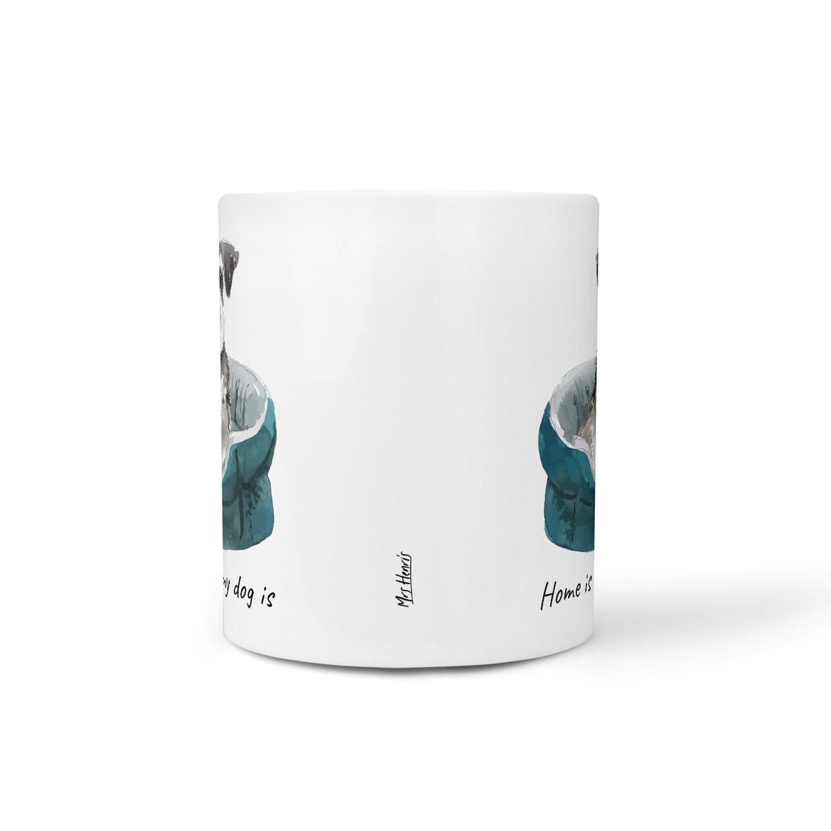 Home is where my dog is Miniature Schnauzer dog mug (Illustrated collection) 10 Home is where my dog is Miniature Schnauzer dog mug (Illustrated collection) - Image 8