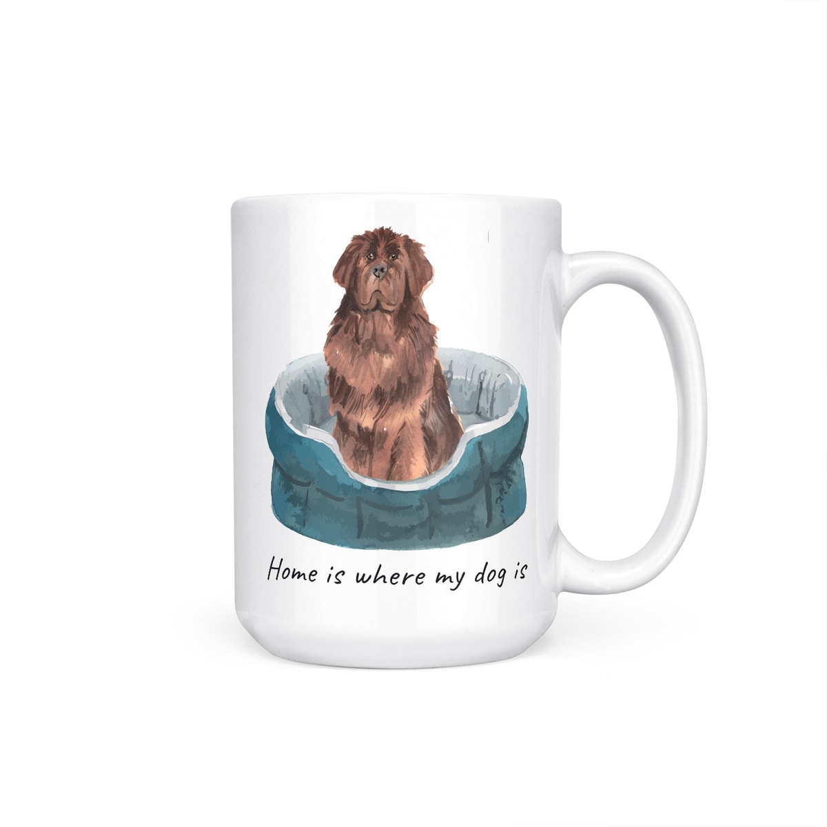 Home is where my dog is Newfoundland dog mug (Illustrated collection) 11 Home is where my dog is Newfoundland dog mug (Illustrated collection) - Image 9