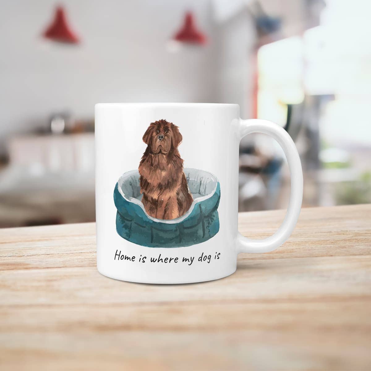 Home is where my dog is Newfoundland dog mug (Illustrated collection) 7 Home is where my dog is Newfoundland dog mug (Illustrated collection) - Image 5