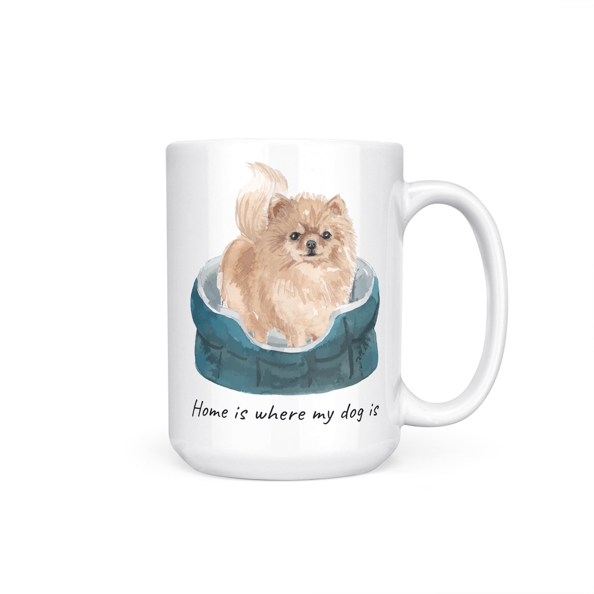 Home is where my dog is Pomeranian dog mug (Illustrated collection) 11 Home is where my dog is Pomeranian dog mug (Illustrated collection) - Image 9