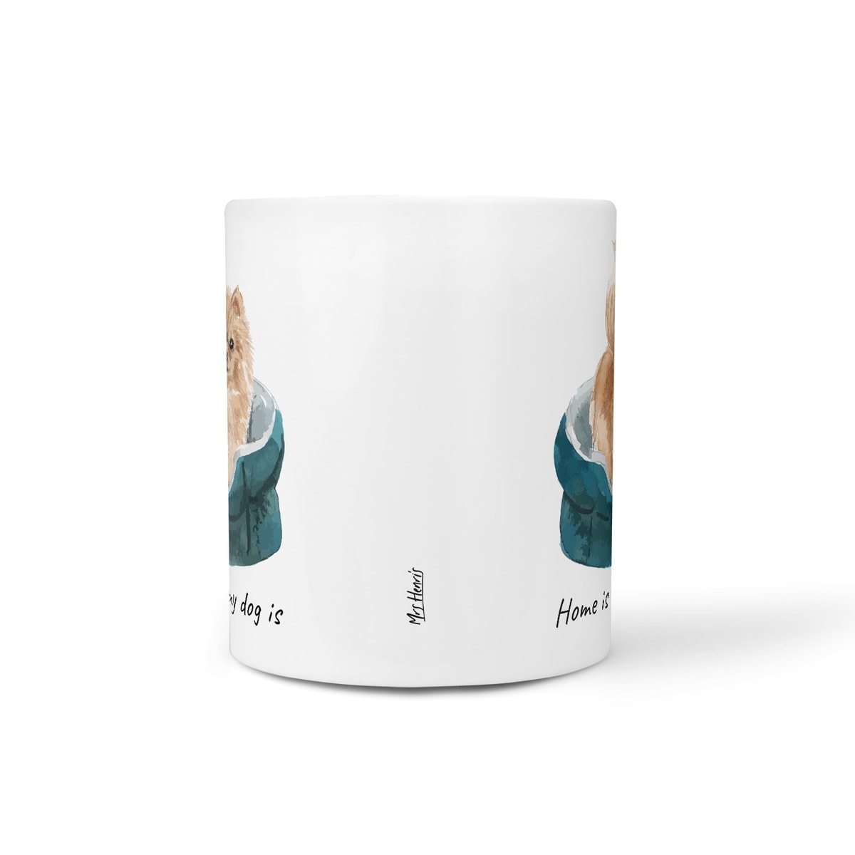 Home is where my dog is Pomeranian dog mug (Illustrated collection) 10 Home is where my dog is Pomeranian dog mug (Illustrated collection) - Image 8