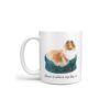 Home is where my dog is Rough Collie dog mug (Illustrated collection) 1 Home is where my dog is Rough Collie handle left White