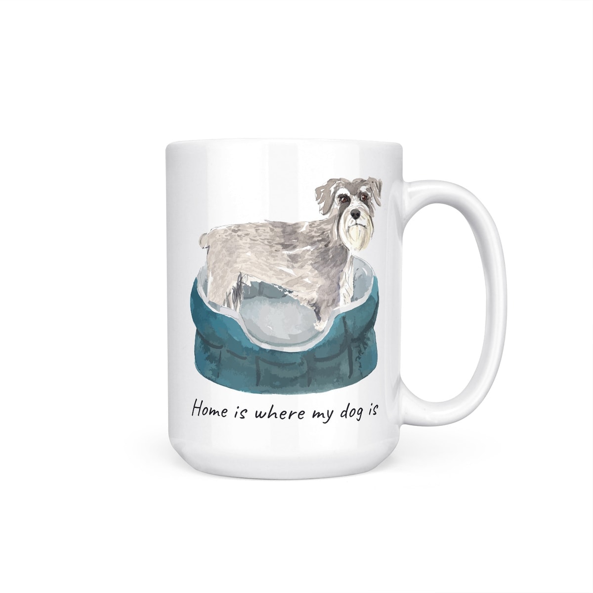 Home is where my dog is Schnauzer dog mug (Illustrated collection) 11 Home is where my dog is Schnauzer dog mug (Illustrated collection) - Image 9