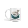 Home is where my dog is Schnauzer dog mug (Illustrated collection) 1 Home is where my dog is Schnauzer handle left White