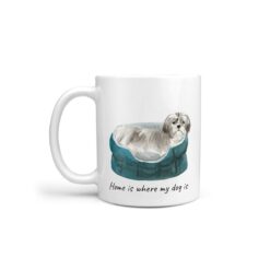 Home is where my dog is Shih tzu Short hair dog mug (Illustrated collection)