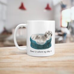 Home is where my dog is Shih tzu Short hair handle left kitchen