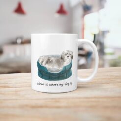 Home is where my dog is Shih tzu Short hair handle right kitchen