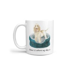 Home is where my dog is Spinone Italiano dog mug (Illustrated collection)