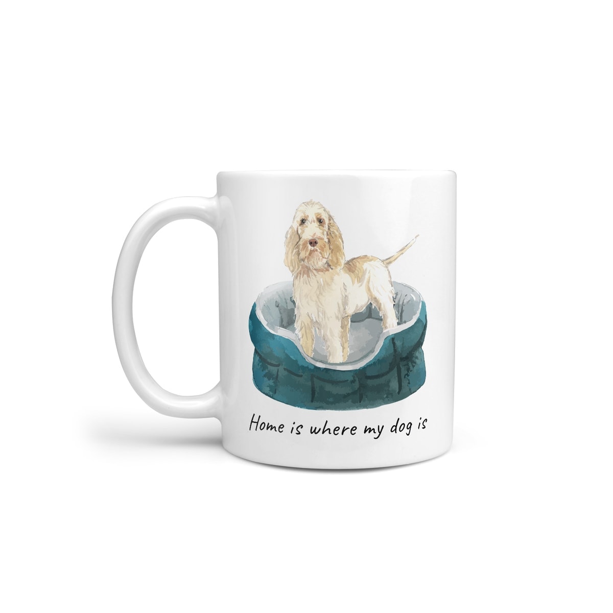 Home is where my dog is Spinone Italiano dog mug (Illustrated collection) 3 Home is where my dog is Spinone Italiano dog mug (Illustrated collection)