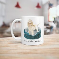 Home is where my dog is Spinone Italiano dog mug (Illustrated collection) 16 Home is where my dog is Spinone Italiano handle left kitchen