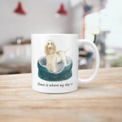 Home is where my dog is Spinone Italiano dog mug (Illustrated collection) 15 Home is where my dog is Spinone Italiano handle right kitchen