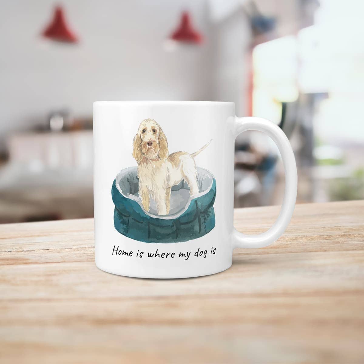 Home is where my dog is Spinone Italiano dog mug (Illustrated collection) 7 Home is where my dog is Spinone Italiano dog mug (Illustrated collection) - Image 5