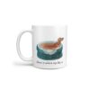 Home is where my dog is Tan Dachshund dog mug (Illustrated collection) 1 Home is where my dog is Tan Dachshund handle left White