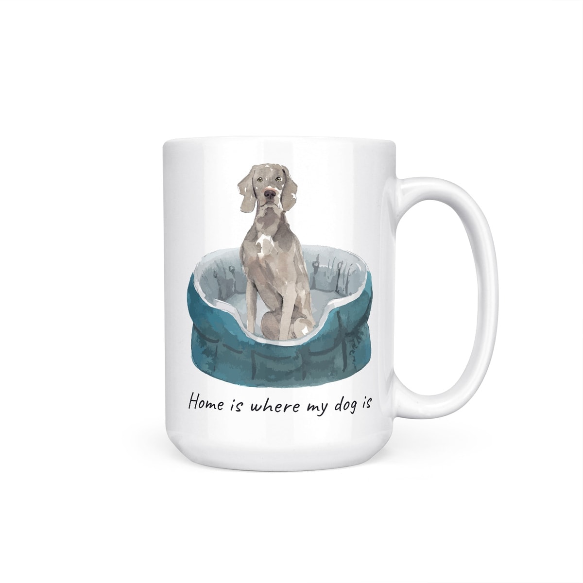 Home is where my dog is Weimaraner dog mug (Illustrated collection) 11 Home is where my dog is Weimaraner dog mug (Illustrated collection) - Image 9