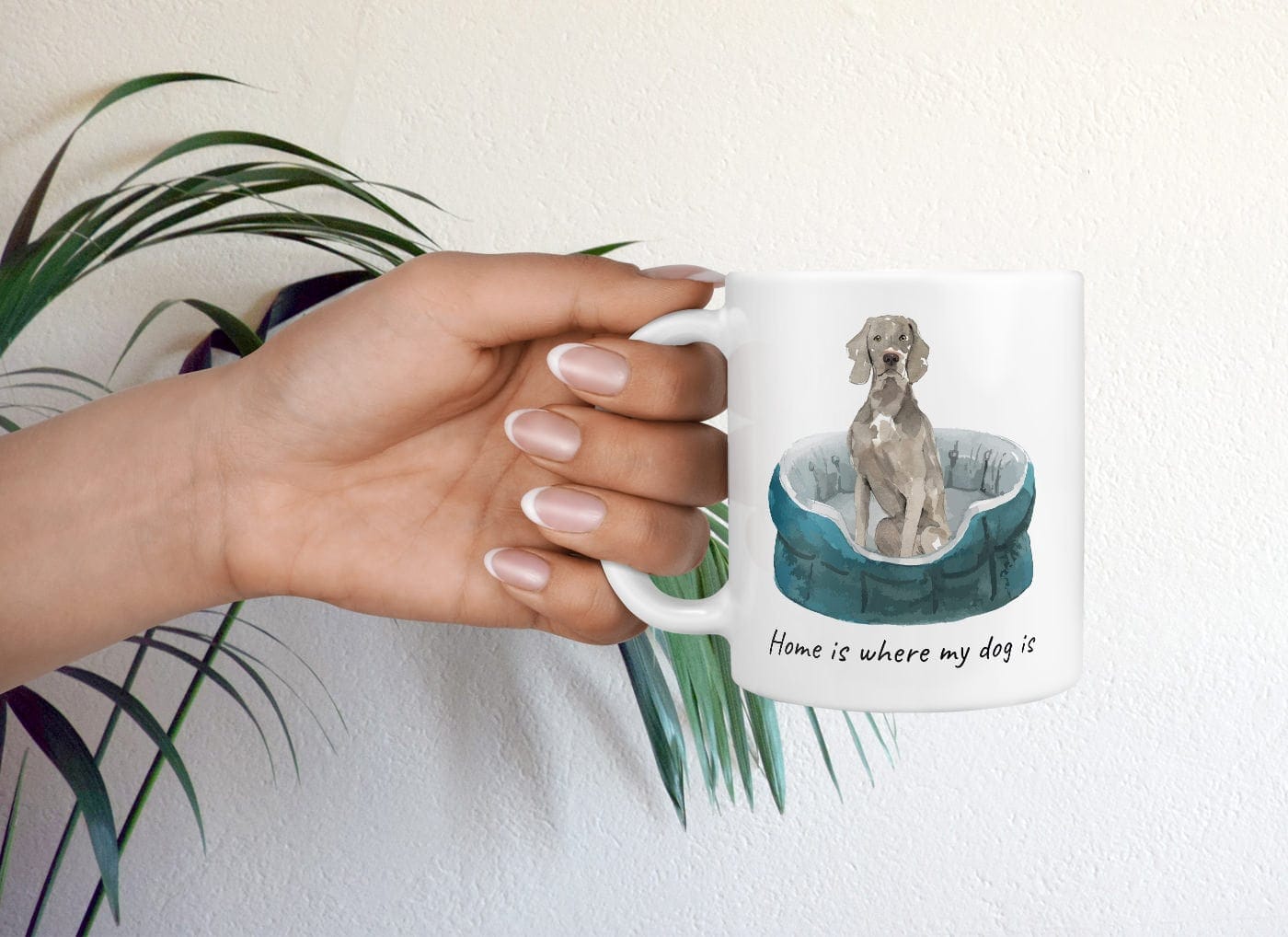 Home is where my dog is Weimaraner dog mug (Illustrated collection) 9 Home is where my dog is Weimaraner dog mug (Illustrated collection) - Image 7