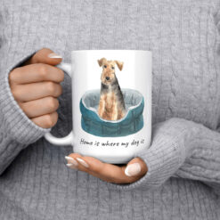Home is where my dog is Welsh Terrier 15oz jumper front