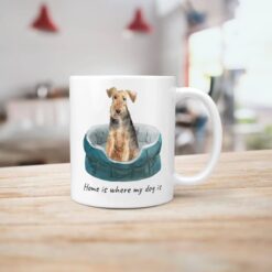 Home is where my dog is Welsh Terrier handle right kitchen