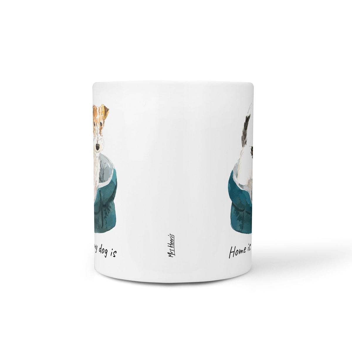 Home is where my dog is Wire Haired Fox Terrier dog mug (Illustrated collection) 10 Home is where my dog is Wire Haired Fox Terrier dog mug (Illustrated collection) - Image 8